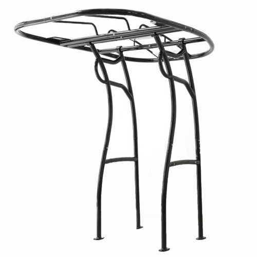 T-Top universal para barcos , color negro con tela negra, 600 - Imagen 2
