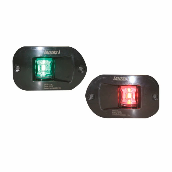 Lalizas Luces Babor-Estribor Montaje Vertical Empotrado FOS LED 12